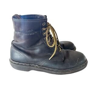 Dr. Martens 1460 Combat Boots 8M/9.5W Made In England Chunky Leather Dark Brown